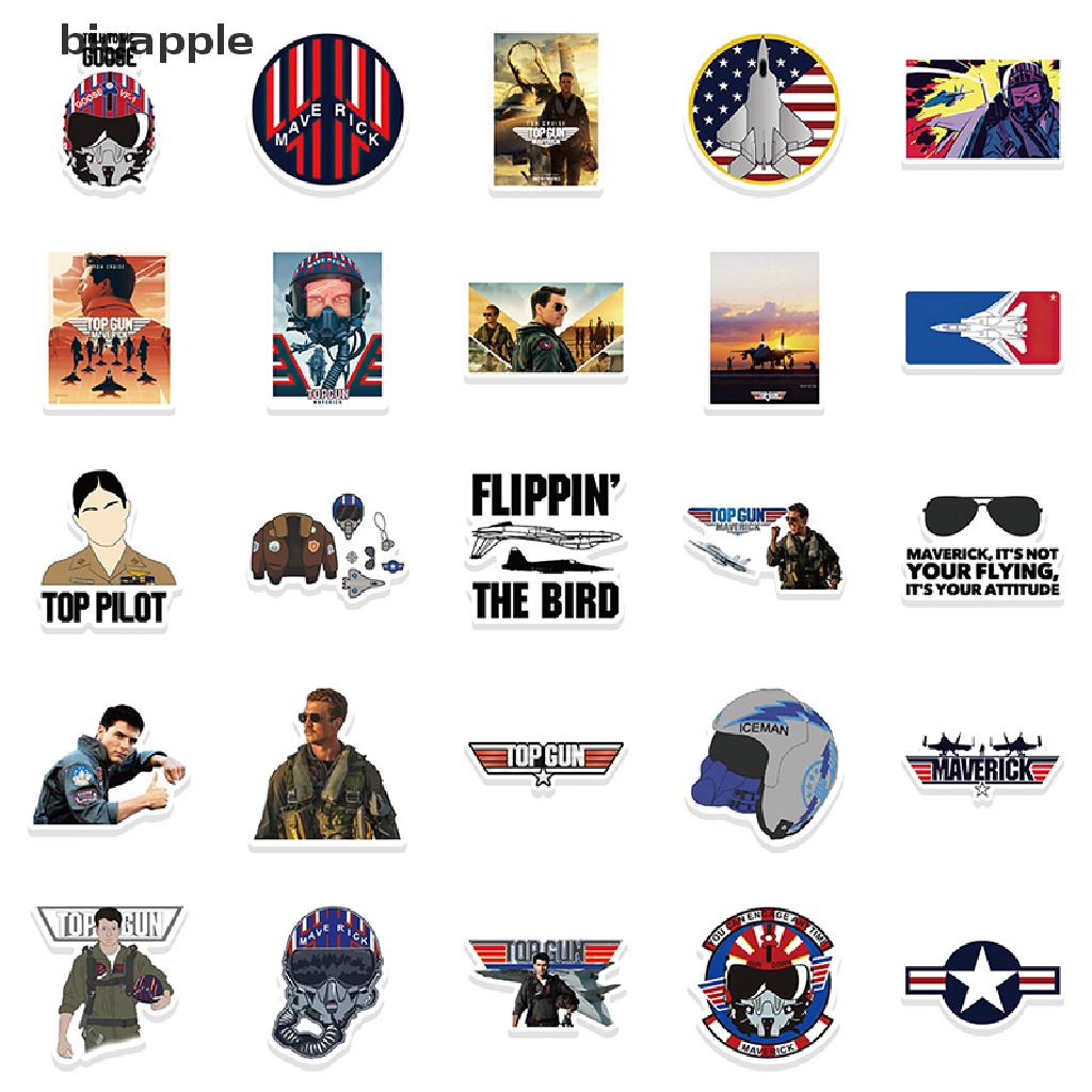 Set 50 Miếng Dán Họa Tiết Graffiti Trang Trí Đàn Guitar / Laptop / Hành Lý DIY