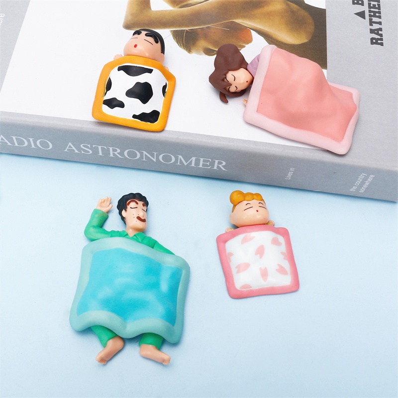 1 Bộ Đồ trang trí Nhân Vật Shin-chan Shin-chan Bằng PVC Cho Bé