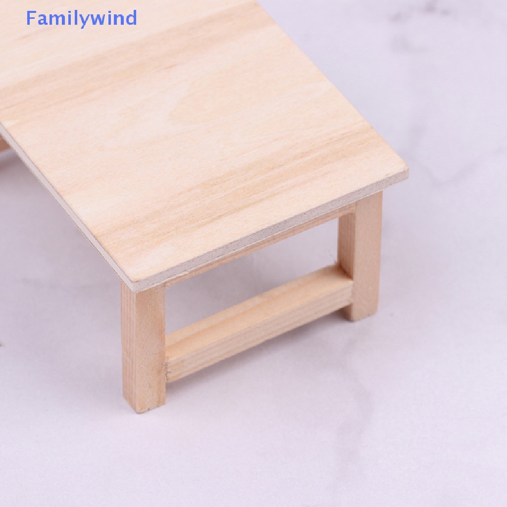 Mô Hình Bàn Xếp Trang Trí Nội Thất Cho Nhà Búp Bê Tỉ Lệ 1 / 12