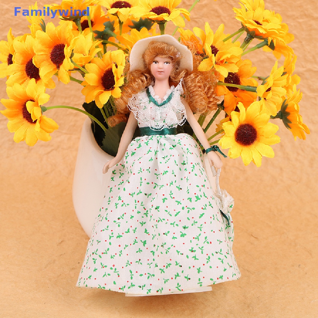 Mô Hình Búp Bê Mini Victorian Tỉ Lệ 1: 12