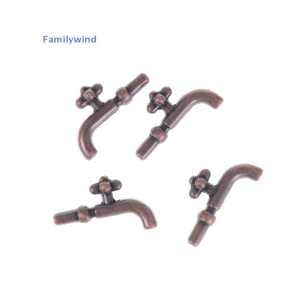 Set 2 Vòi Nước Kim Loại 1: 12 Trang Trí Nhà Búp Bê