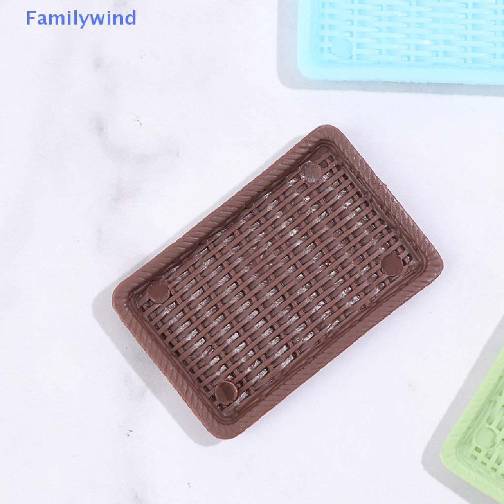 Set 6 Đĩa Mây mini Đồ Chơi Cho Nhà Búp Bê