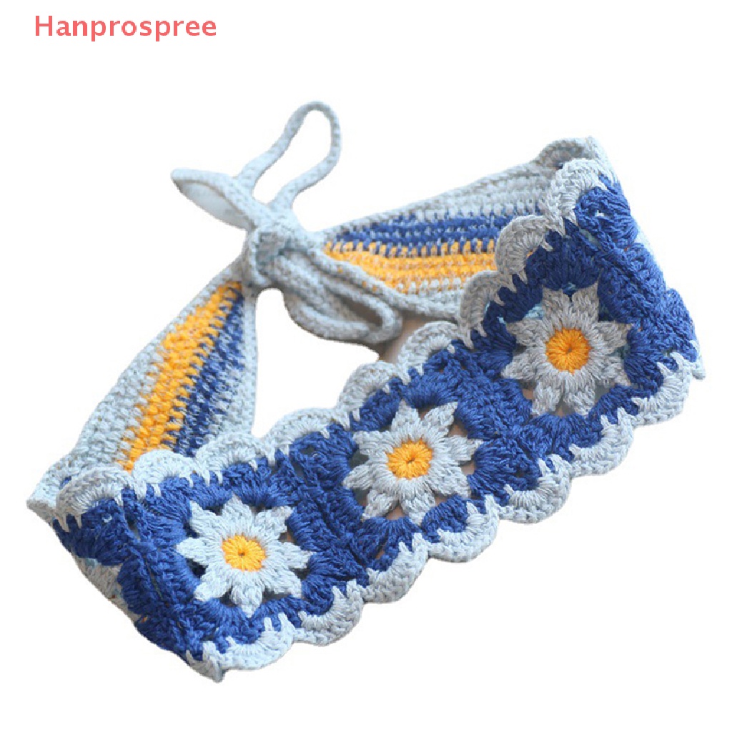 1 Băng Đô Đan Len Hình Hoa Nhiều Màu Sắc Cho Nữ