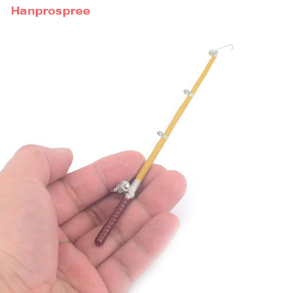 Bộ 2 Mô Hình Cần Câu Cá Bằng Kim Loại 1: 12 Trang Trí Nhà Búp Bê