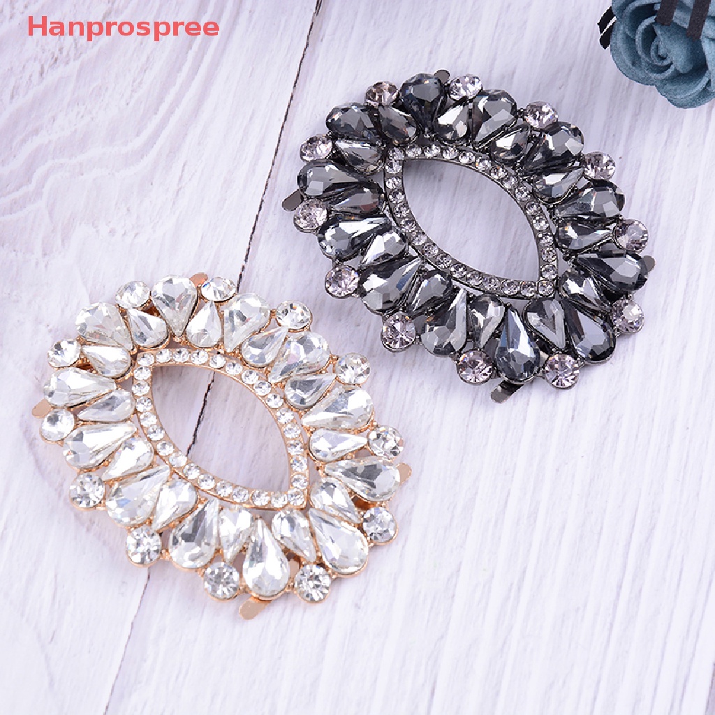 1 Kẹp Kim Loại Đính Đá Trang Trí Giày Cho Cô Dâu