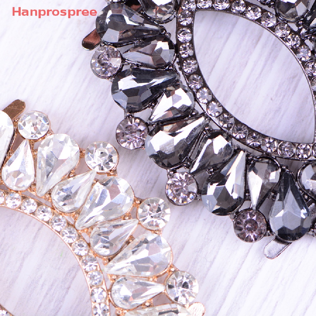 1 Kẹp Kim Loại Đính Đá Trang Trí Giày Cho Cô Dâu