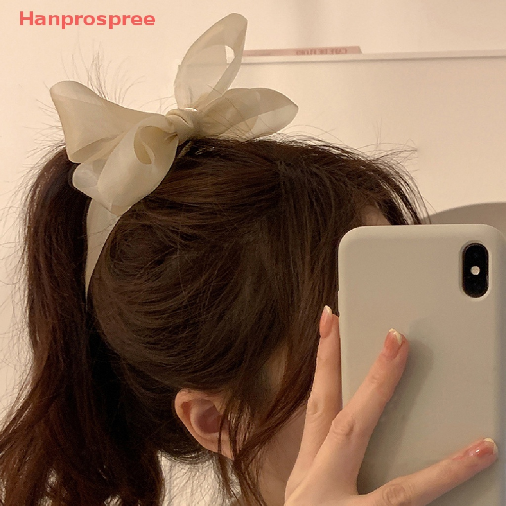 Bộ 1 Kẹp Tóc Đuôi Ngựa Dạng Dọc Đính Nơ Ruy Băng Kiểu Hàn Quốc 2022