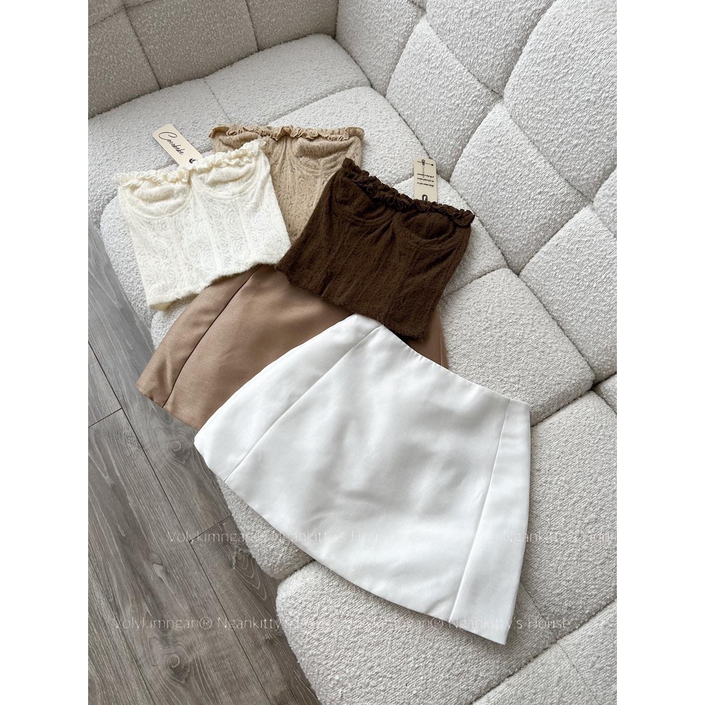 Áo ống ren cúp bèo