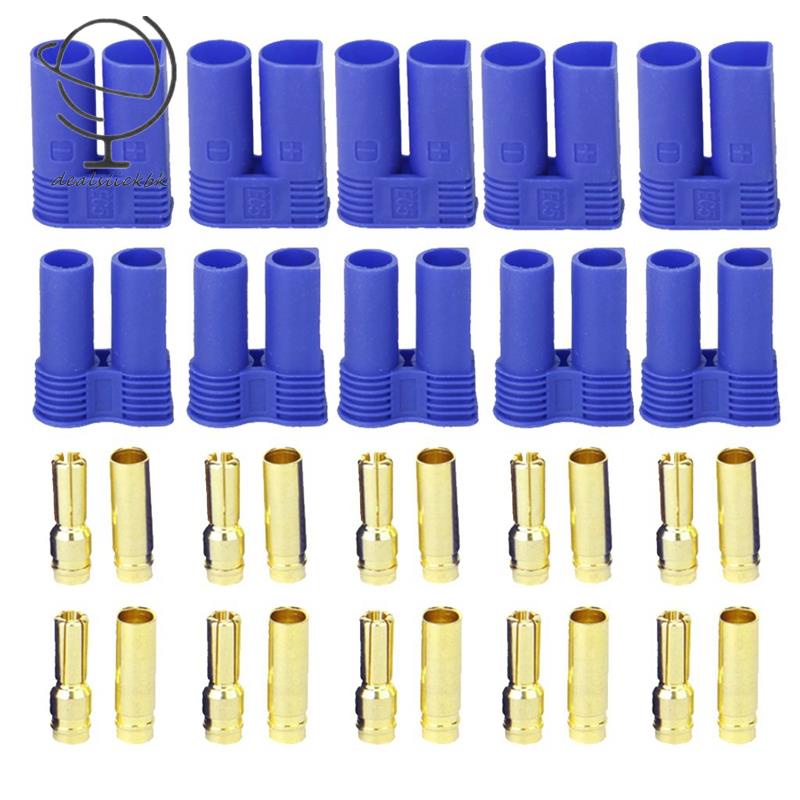 Set 5 Cặp Đầu Nối Phích Cắm Bắp Chuối EC5