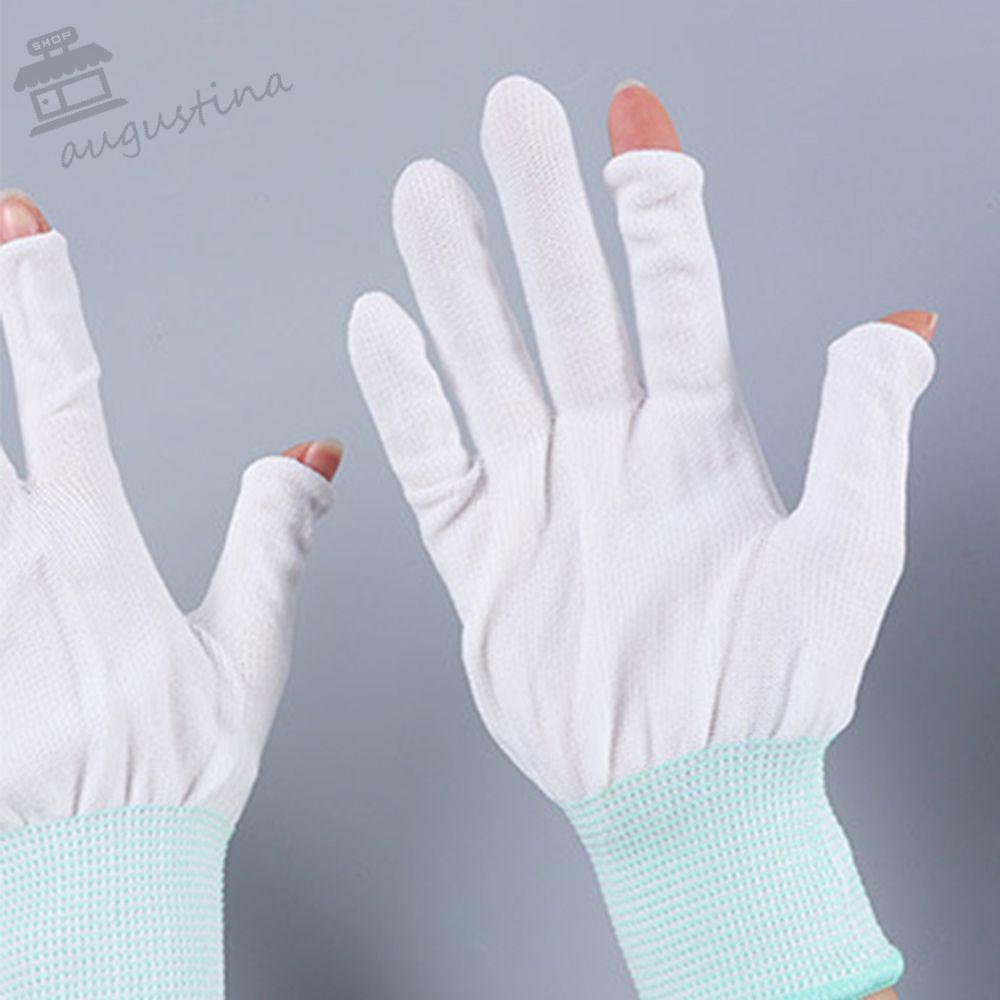 Găng Tay Nylon Lái Xe Hở Ngón Chống Nắng Chống Gió Thoáng Khí Cho Nam