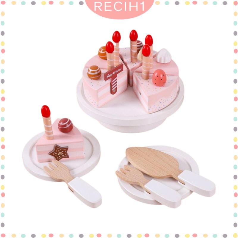 Bộ Đồ Chơi Bánh Kem Bằng Gỗ DIY Dành Cho Bé