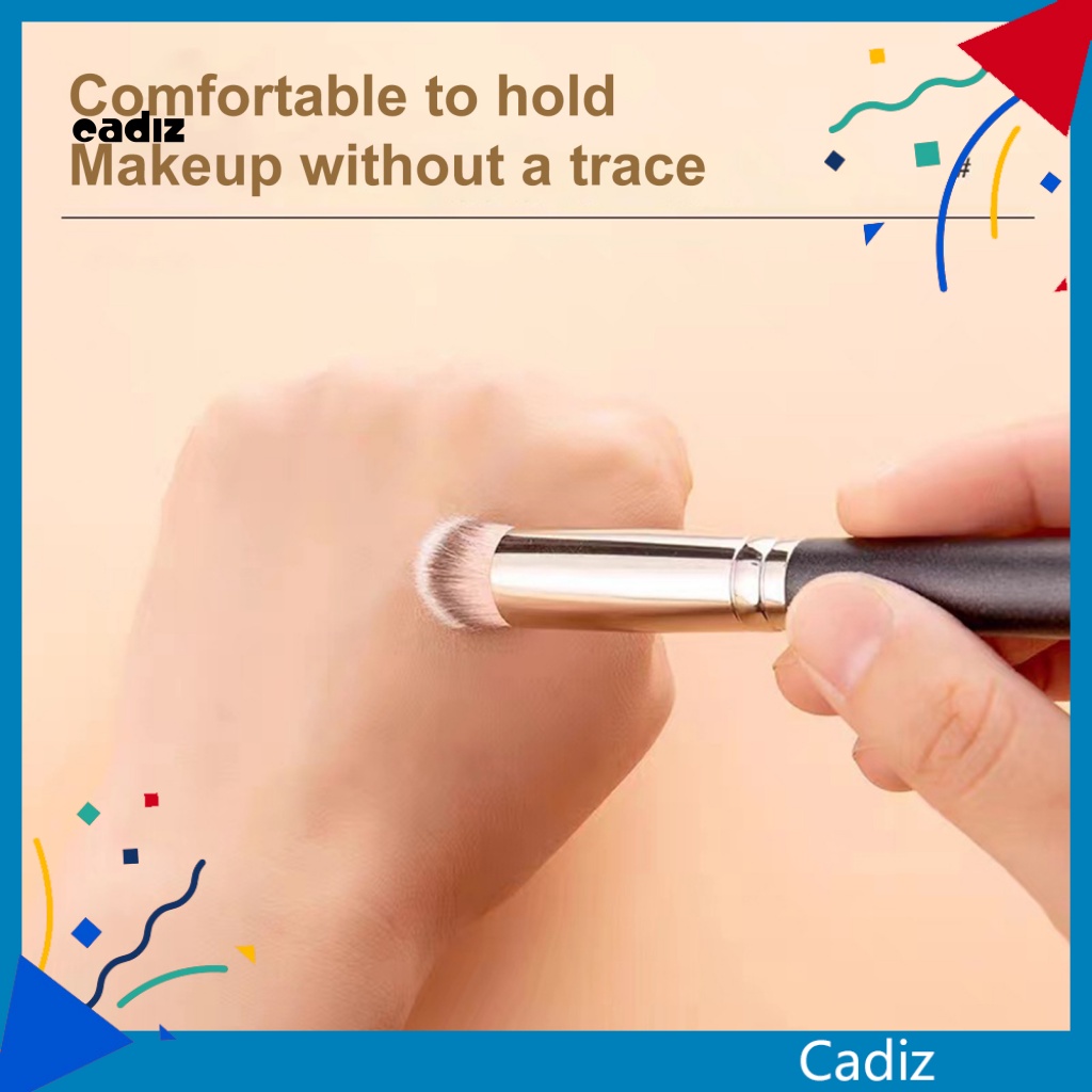 Bộ 2 Cọ Trang Điểm Đầu Tròn Bằng Sợi Nhân Tạo Thoải Mái