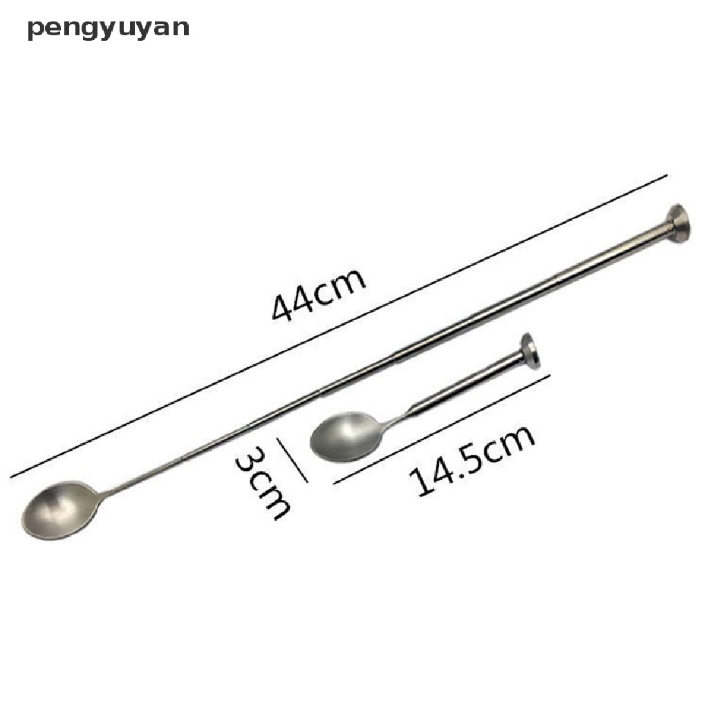 Muỗng Khuấy Bằng Thép Không Gỉ Có Thể Kéo Dài