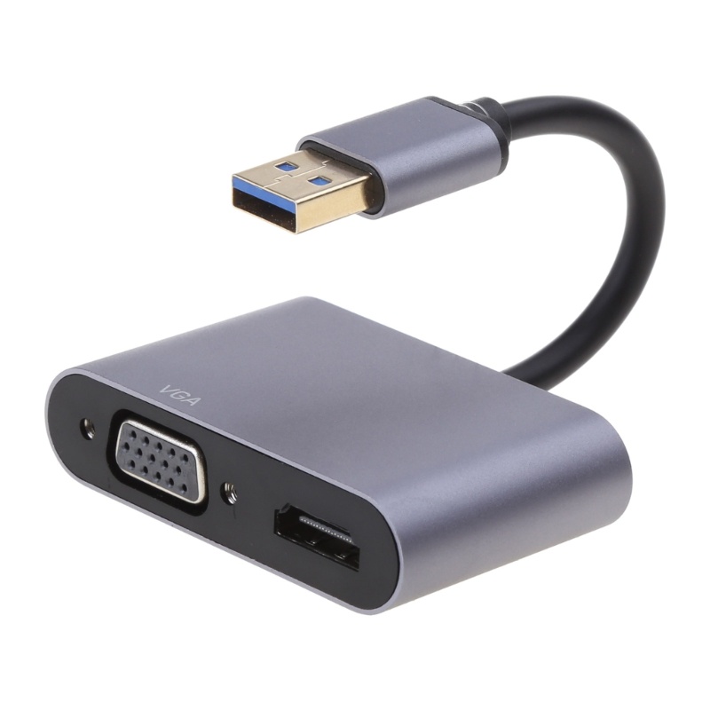 Bộ Chuyển Đổi USB Sang VGA 1080P USB 3.0 VGA Hiển Thị Kép Cho Win
