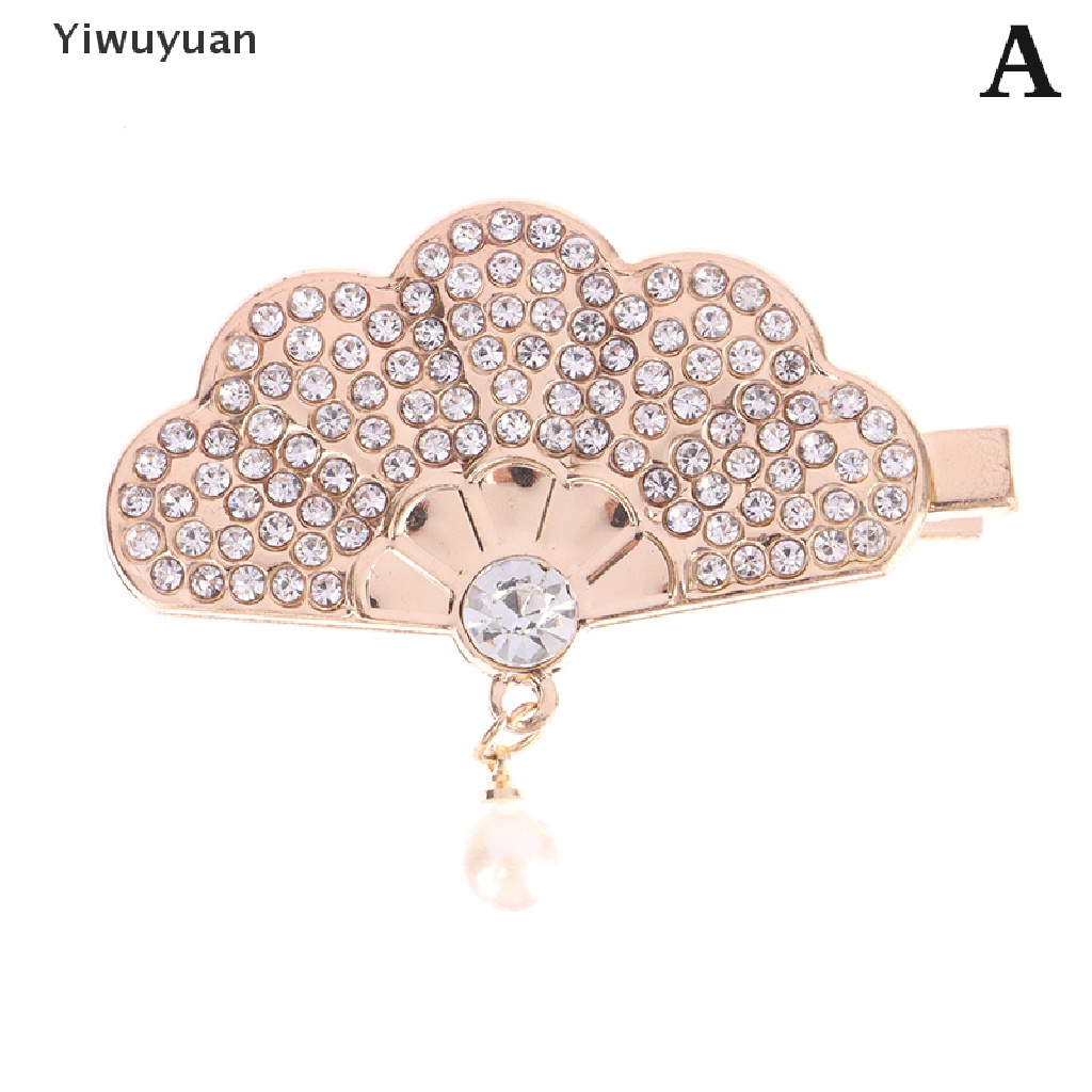 1 Kẹp Tóc Hình Trái Tim Đính Đá Thời Trang