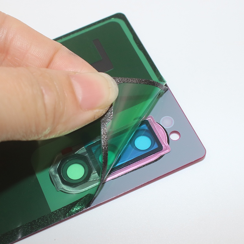 Nắp Đậy Pin Mặt Sau Bằng Kính Mới Cho Sony Xperia 5 J8210 J8270 J9210 &amp; Logo Trang Trí Xinh Xắn Chất Lượng