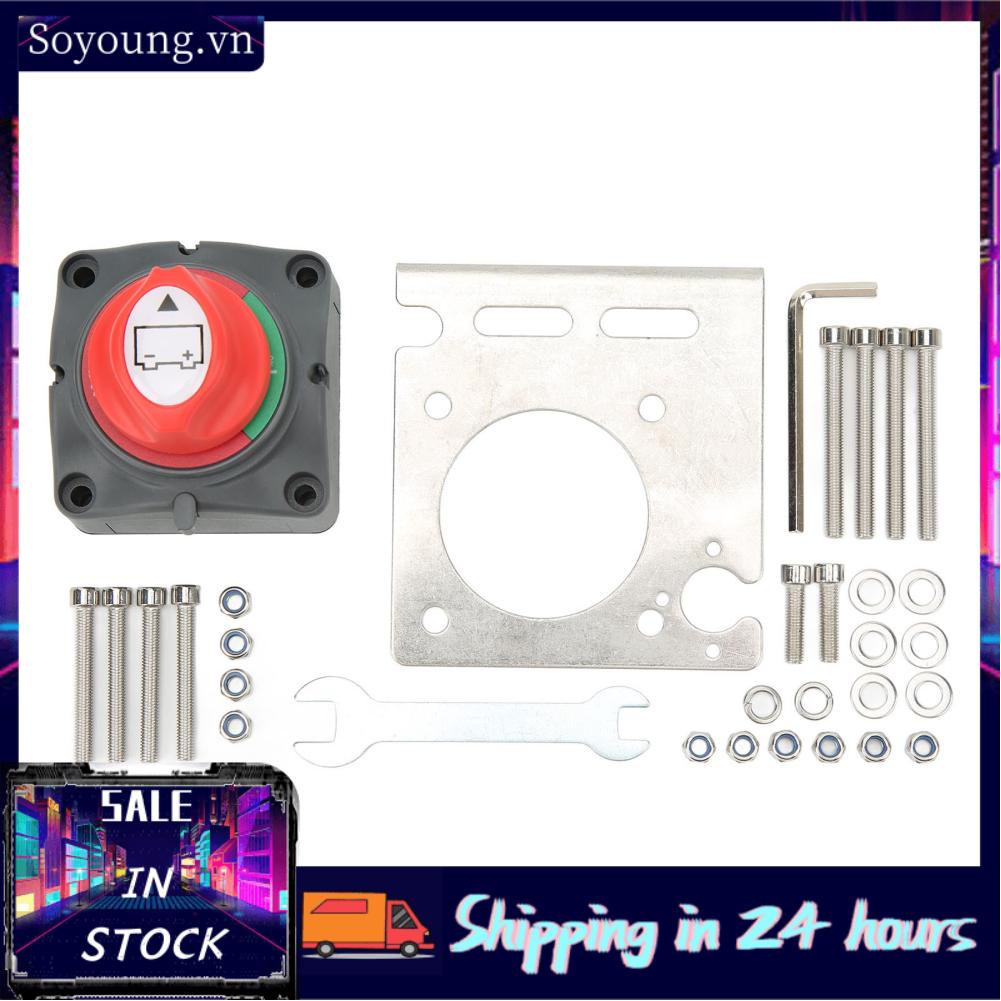 Soyoung Marine Battery Disconnect Switch  Wide Application 12-48V ABS for ATV