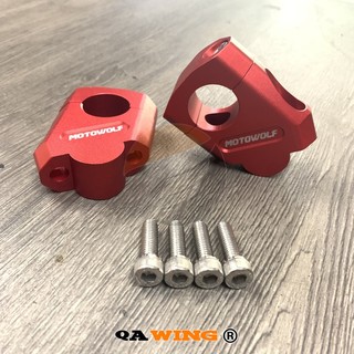 Gù nâng ghi đông motowolf 22mm / 28mm