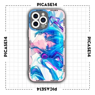 Ốp iphone cạnh vuông Picase14 miku hatsune vocaloid 6/6s/7plus/8plus/x/xr/xs/11/12/13/pro/max/plus/promax/14