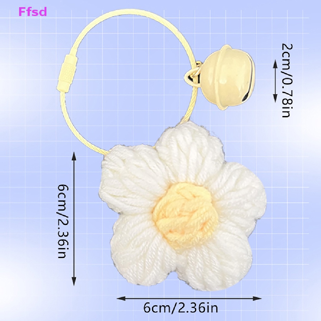 {Ffsd} Móc Khóa Xe Hơi / Túi Xách Hình Hoa Hướng Dương Quyến Rũ