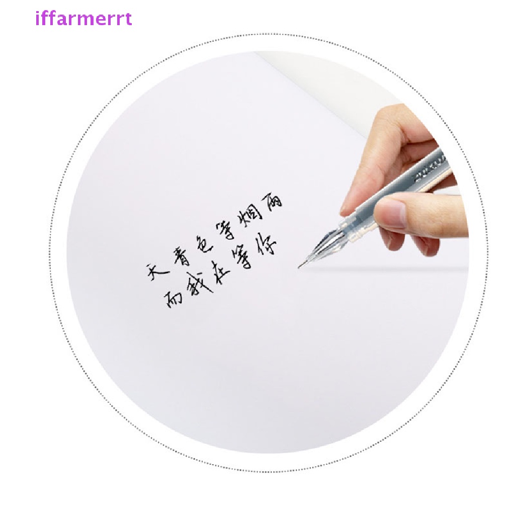 Set 6 Bút Mực Gel Ngòi Kim Cương 0.38mm Màu Đen / Xanh Dương / Đỏ