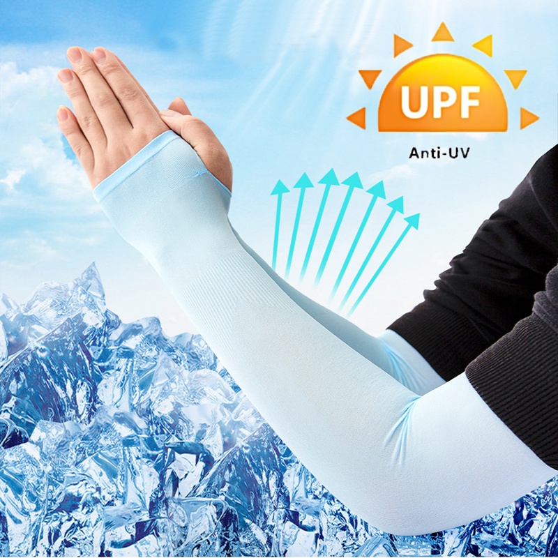 [Đặc trưng] Găng Cánh Tay Chống Nắng Tia UV Nhanh Khô Tiện Dụng Cho Người Lớn Và Trẻ Em