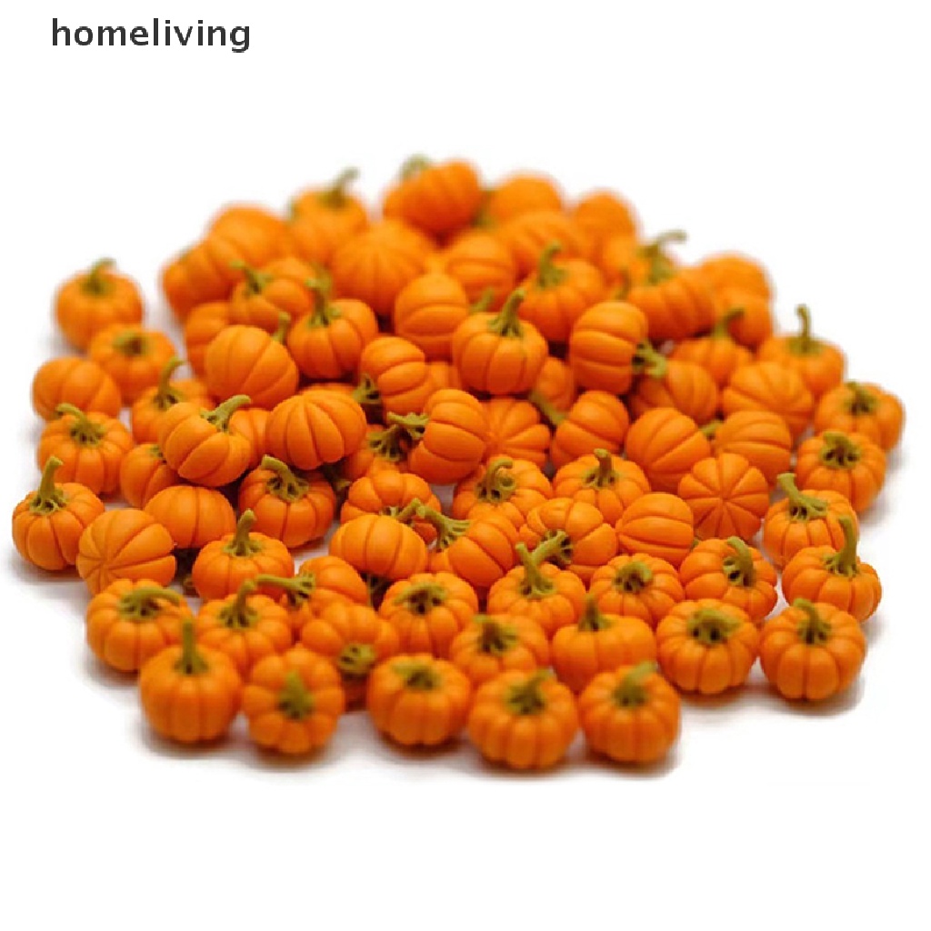 Mô Hình Bí Ngô Vàng mini Trang Trí Nhà Búp Bê