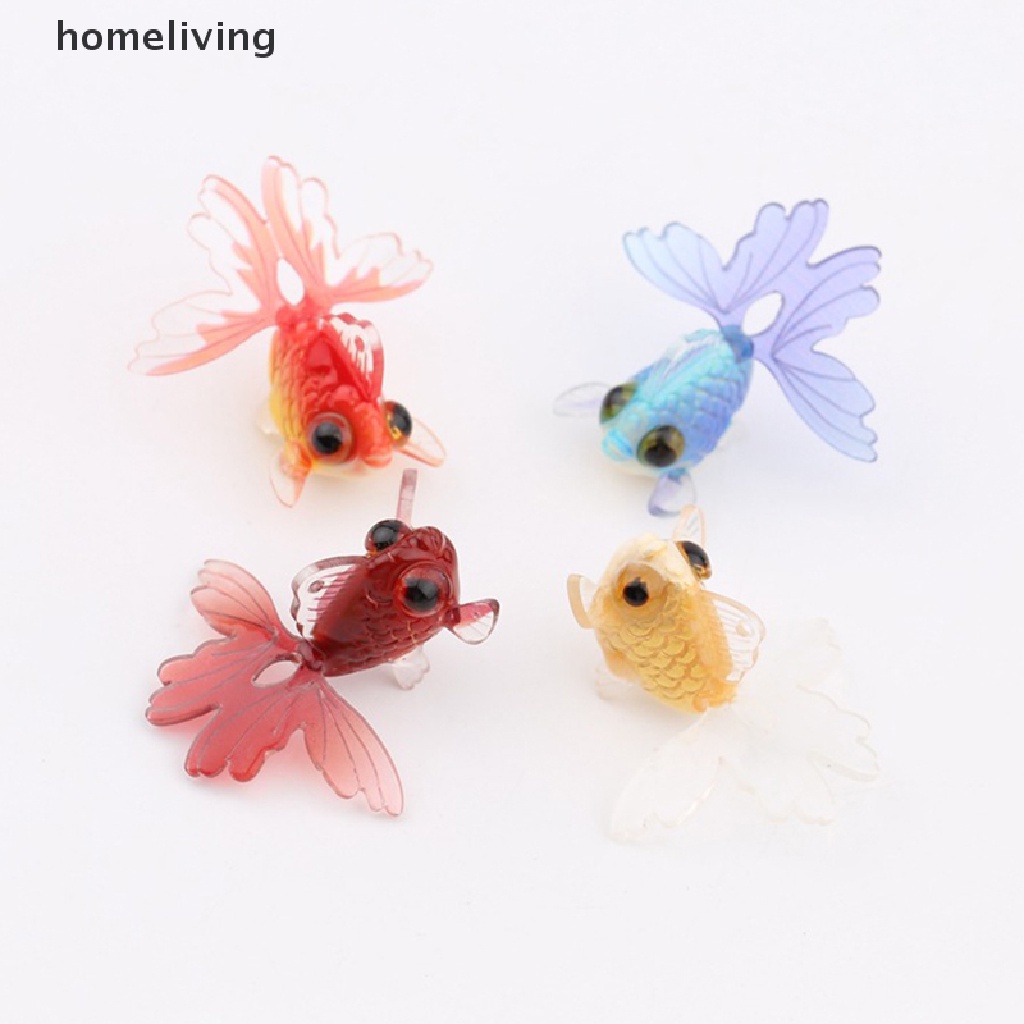 Mặt Vòng cổ / Móc Khóa Hình Cá Vàng Bằng Resin Dễ Thương DIY