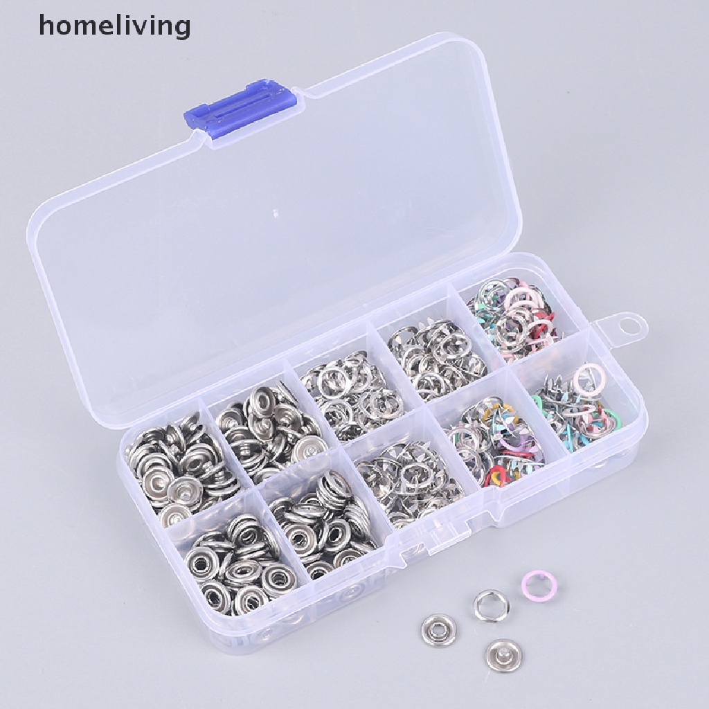 Set 50 / 100 Nút Kim Loại Nhiều Màu Sắc Dùng Để May Vá Quần Áo DIY