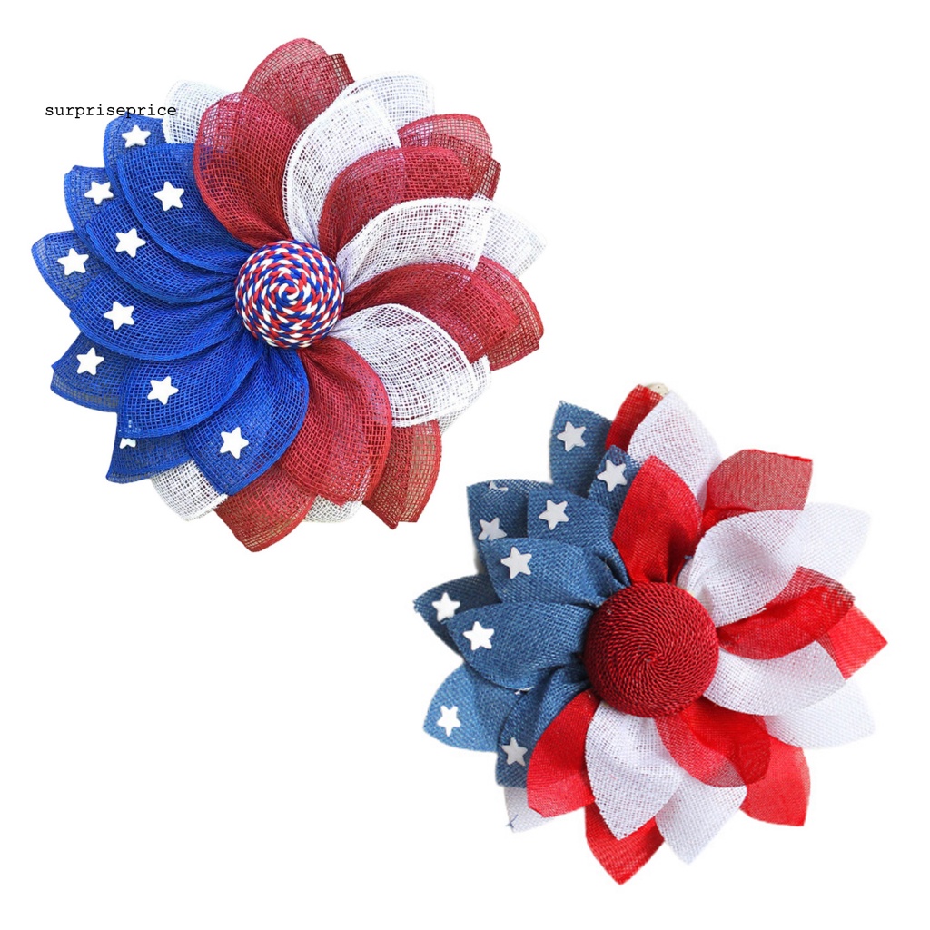 Vòng Hoa Treo Cửa Trọng Lượng Nhẹ Chủ Đề Ngày Độc Lập Trang Trí Nhà Cửa SPA