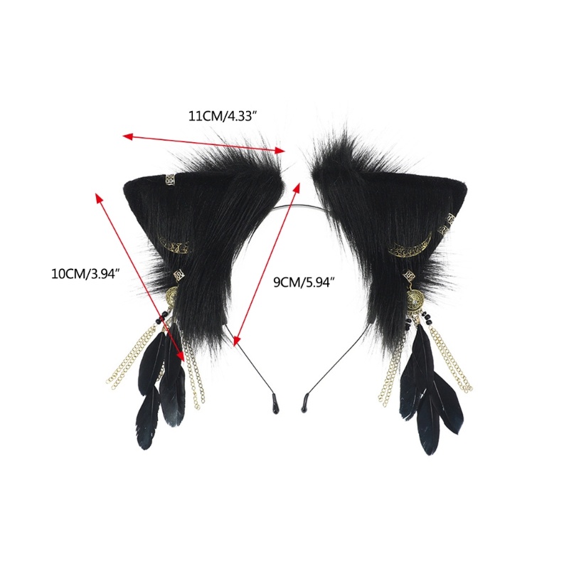 Băng Đô Tua Rua Hóa Trang Lolita Quyến Rũ