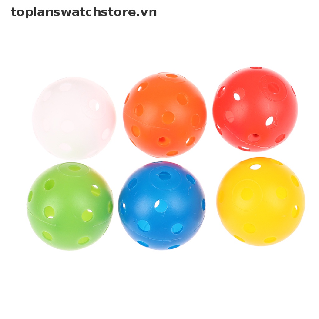 Set 24 Quả Bóng Golf Bằng Nhựa 42MM Đục Lỗ Luyện Tập