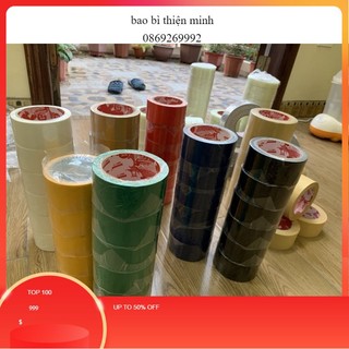 băng dính vải khổ 5cm đủ các màu cho khách chọn băng keo vải 5cm