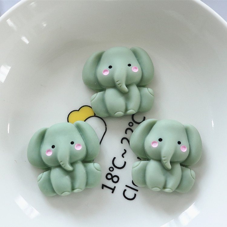 Bộ 10 Vật Liệu Cabochon Thủ Công Hình Động Vật Hoạt Hình