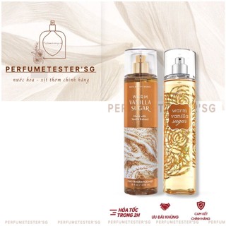 [ᴀᴜᴛʜᴇɴᴛɪᴄ] Xịt toàn thân Body Mist Bath & Body Works - Warm Vanilla Sugar -𝒑𝒆𝒓𝒇𝒖𝒎𝒆𝒕𝒆𝒔𝒕𝒆𝒓