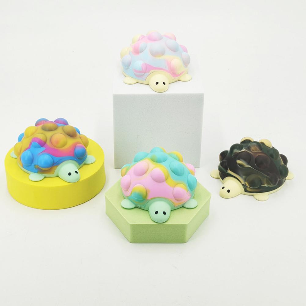Pop It Đồ Chơi Fidget Spinner 3D HìNh Con Rùa Đáng Yêu BằNg Silicone Bong BóNg B5D1 Chống Căng ThẳNg