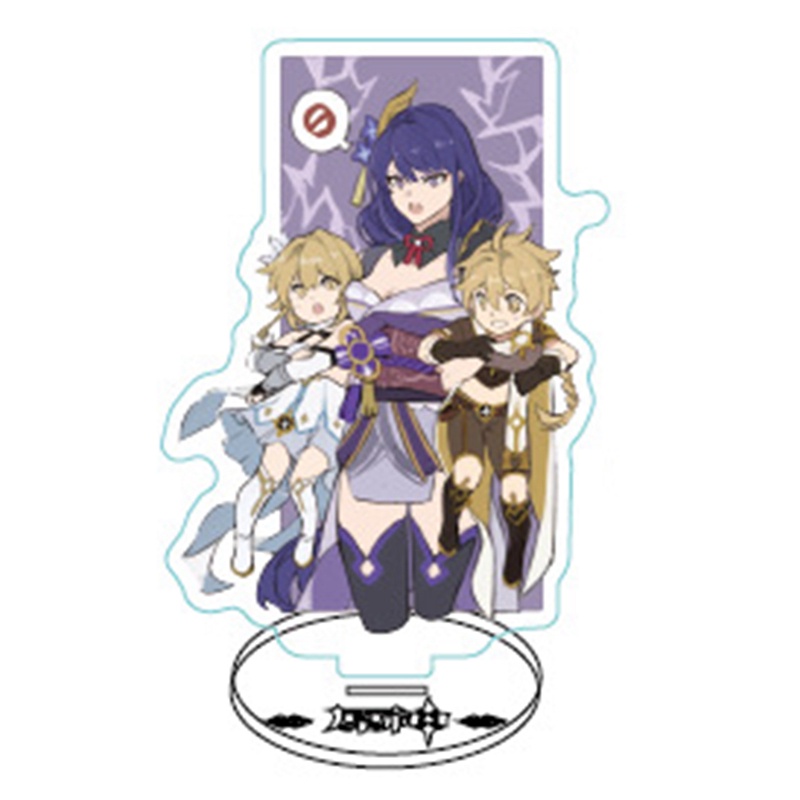 Mô Hình Nhân Vật Margot3 Anime Genshin Va Chạm Bằng Acrylic Để Bàn Trang Trí