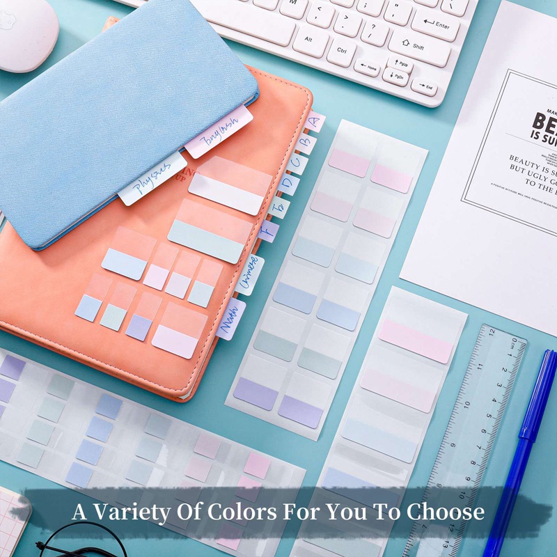 Margot3 Nhãn Dán Dạ Quang index Cổ Điển Trang Trí Sách Mạnh Mẽ