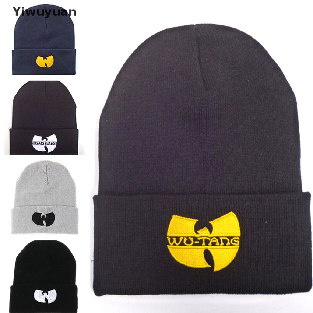 < Yiwuyuan > WU TANG CLAN Mũ beanie Dệt Kim Giữ Ấm Mùa Đông Phong Cách Hip-Hop Cho Nam Và Nữ   Giảm Giá Trên Bán Hàng