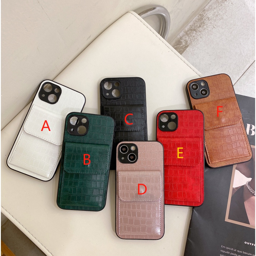 Ốp Điện Thoại Họa Tiết Da Cá Sấu Cho iphone14 pro max / 14 / 14pro / 14plus / 13promax 12pro 11 12 xr x xs max 7plus