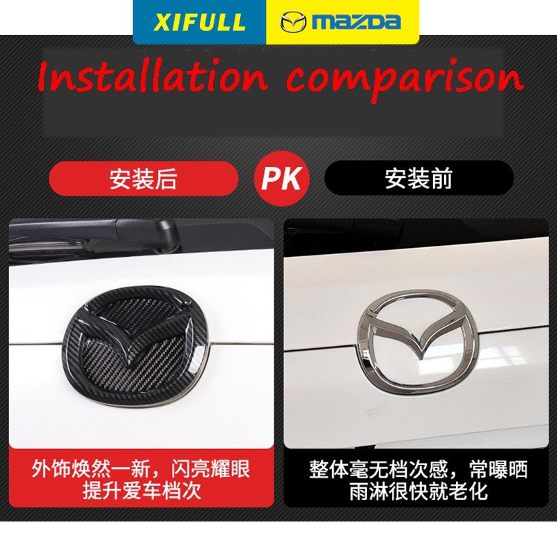Miếng Dán Trang Trí Xe Hơi Mazda CX-5 CX5 2017-2022 Bằng Sợi Carbon