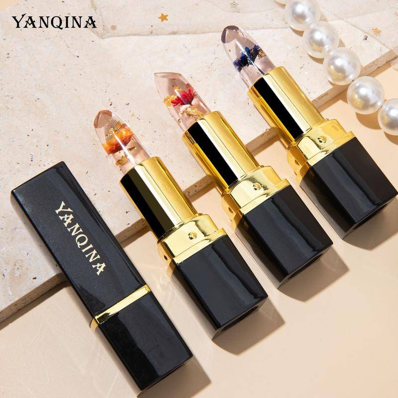 Son Thạch Ướp Hoa Dưỡng Ẩm Thay Đổi Màu Sắc Theo Nhiệt Độ Yanqina