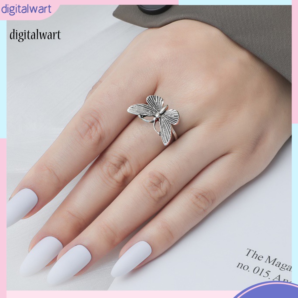 Kỹ Thuật Số| Nhẫn Bạc Hình Bộ Xương Phong Cách Châu Âu Cổ Điển Thời Trang Cho Nữ