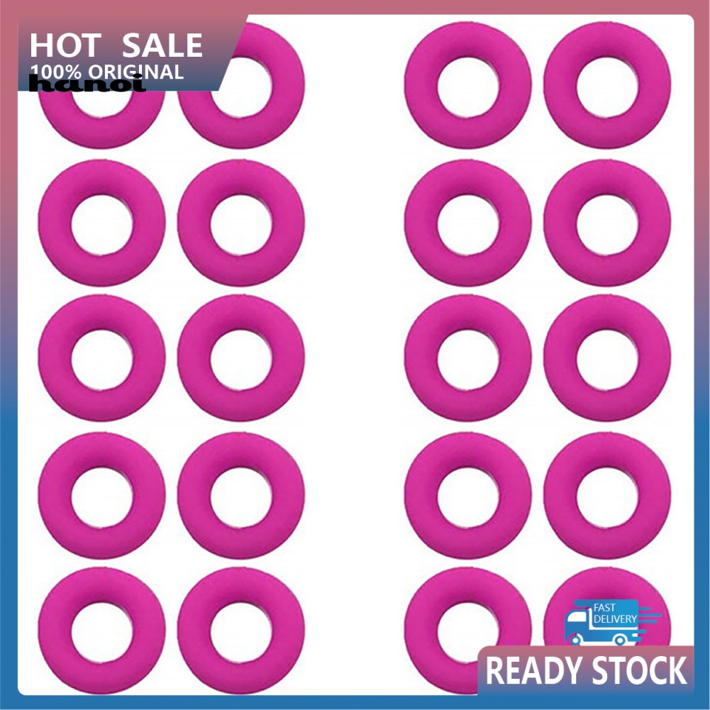 Set 10 Cặp Móc Tròn Bằng Silicon Mềm Chống Trượt Dùng Để Cố Định Tai Khi Chơi Thể Thao