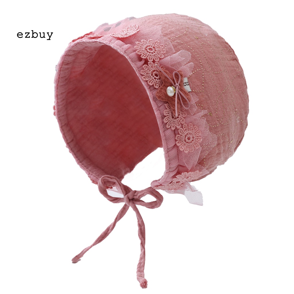 Mũ Beanie Mỏng Thấm Hút Mồ Hôi Trang Trí Ngôi Sao Năm Cánh Cho Bé Sơ Sinh