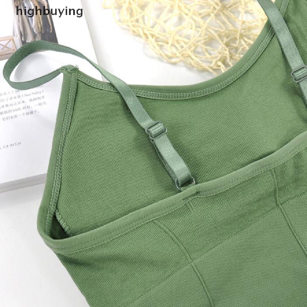 Áo Lửng Hai Dây Có Mút Đệm Quyến Rũ Dành Cho Nữ