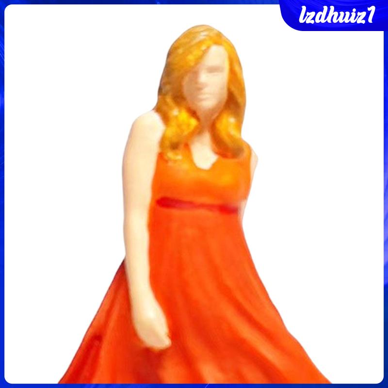 Đồ trang trí Nhân Vật Nữ Tỉ Lệ 1 / 64 Để Bàn Trang Trí Thời Trang