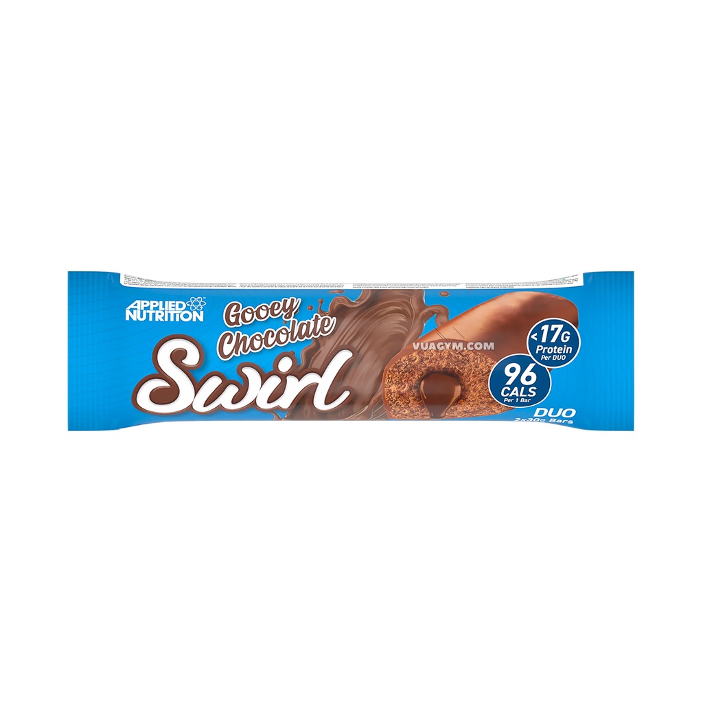 Thanh snack Applied Nutrition - Swirl Duo Bar - Hỗ trợ năng lượng và giảm cảm giác đói - Chính Hãng