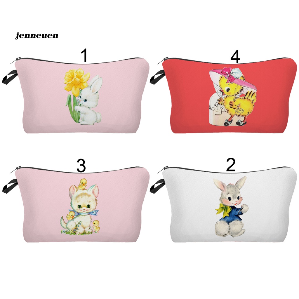 Túi Đựng Đồ Trang Điểm Sức Chứa Lớn In Họa Tiết Hoạt Hình Dễ Thương Tiện Dụng Dùng Hàng Ngày