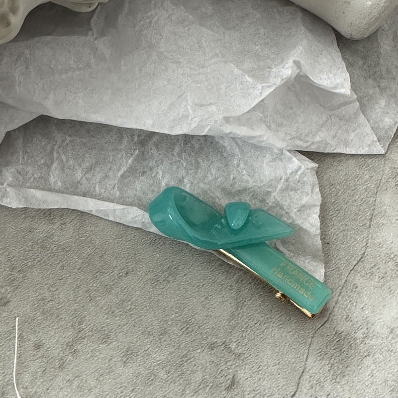 Kẹp Tóc Mái Ngang 4cm Màu Vàng Kim Phong Cách Hàn Quốc Tinh Tế Cho Nữ